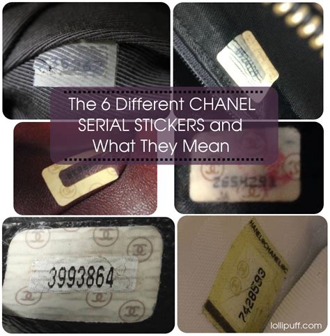 chanel bags serial stickers